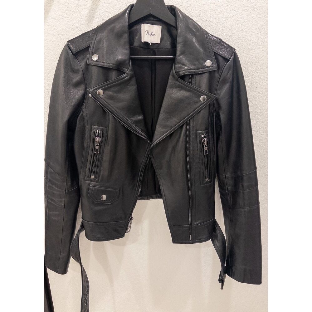 Parker Genuine Leather Moto Jacket